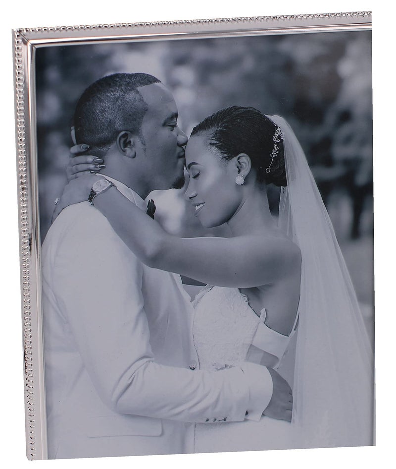 LEADEX Vertical Horizontal Combo- Double 5 by 7 Inch Metal Folding Picture Frames-(1 Landscape and 1 Portrait Style) (Silver) - Image 5
